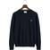 Gant Classic Cotton Crew Neck Evening Blue Blau rundausschnitt Grösse: