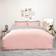 Brentfords Plain Dye Duvet Cover Grey, Pink (198x198cm)