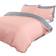 Brentfords Plain Dye Duvet Cover Grey, Pink (198x198cm)