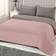 Brentfords Plain Dye Duvet Cover Grey, Pink (198x198cm)