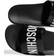 Moschino Logo Slide - Black