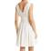 Rebecca Taylor V Neck Pleated Smocked Dress - Porcelain