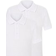 George for Good Slim Fit School Polo Shirts S/S 2-pack - White