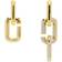 Marc Jacobs Chain Link Gold-Tone Earrings