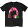 Billie Eilish Neon Shadow Pink Fashion T Shirt