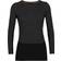 Icebreaker Women's Zoneknit L/S Crewe Merino base layer XL, black