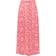 Whistles Women's Blurred Strokes Button Skirt Pink/Multi