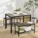 Homcom Industrial Dining Set 109.9x69.9cm 4pcs