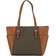 Michael Kors Charlotte Large Logo Top-Zip Tote Bag - Brown