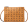 MCM Original Visetos Crossbody Pouch - Cognac