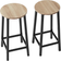 tectake Corby Industrial Light Bar Stool 66cm 2pcs