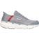 Skechers Men's Slip-ins: Max Cushioning Premier Gray/Red Textile/Synthetic Machine Washable