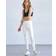 Commando Classic Faux Patent Leather Leggings Colour: White, 8-10