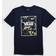 Vans classic print box s/s t-shirt navy/gold