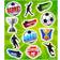Henbrandt 6 Football Sticker Sheets