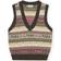 Ganni Logo-Intarsia Wool-Blend Vest