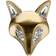 Gemondo Fox Earrings - Gold/Sapphire