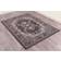 Lord of Rugs Traditional Poly Lancashire Oriental Circle Grey