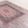 Lord of Rugs Traditional Poly Lancashire Oriental Circle Pink