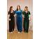 Yumi Velvet Angle Sleeve Jumpsuit