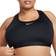 Nike Women's Plus Swoosh Support Sports Bra Black/White 2X