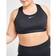 Nike Women's Plus Swoosh Support Sports Bra Black/White 2X