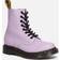 Dr. Martens 1460 Women's Pascal Black Eyelet Lace Up Boots - Lilac