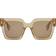 Fendi Roma Square Sunglasses, 53mm Beige/Brown