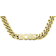 Hugo Boss Integrated Logo Curb Chain Necklace - Gold