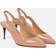 Christian Louboutin Patent leather slingback pumps beige