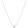 Sif Jakobs Ellera Quadrato Necklace - Silver/Transparent