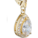 Anne Klein Teardrop Earrings - Gold/Transparent