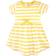 Touched By Nature Girl's Organic Cotton Short-Sleeve Dresses - Lemon Tree