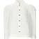 Ganni Long Sleeve Cotton Poplin Shirt in White Women's