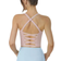 Halara Crisscross Backless Cropped Yoga Tank Top - Peachskin