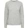 Pieces Juliana Knitted Pullover - Light Grey Melange