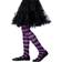 Smiffys Kids Striped Tights Purple