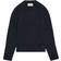 Ami Paris Ribbed Cotton and Wool-Blend Jumper Blue