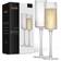 Joyjolt Elle Fluted Cylinder Champagne Glass