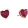 Kate Spade Heart Gold-Plated Cubic Zirconia Earrings Red