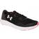 Under Armour youths charged pursuit trainers black/pink