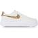 Nike court vision alta trainers in white & beige White/Beige