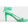 ALOHAS Women's Bellini Leather Heeled Sandals Green