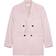 Ami Paris Double Breasted Oversized Jacket Pink for Women