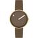 Picto 34001-4614g mocha brown leather wristwatch