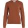 Vila Ril Round Neck Knitted Pullover - Caramel Café