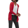 Vila Basic Knitted Cardigan - Barbados Cherry