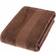 Homescapes Cotton Chocolate Bath Towel Brown