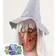 Bristol Novelty Witch overhead mask with hat & hair