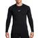 Nike Pro Men's Dri-FIT Slim Long-Sleeve Fitness Top - Black/White